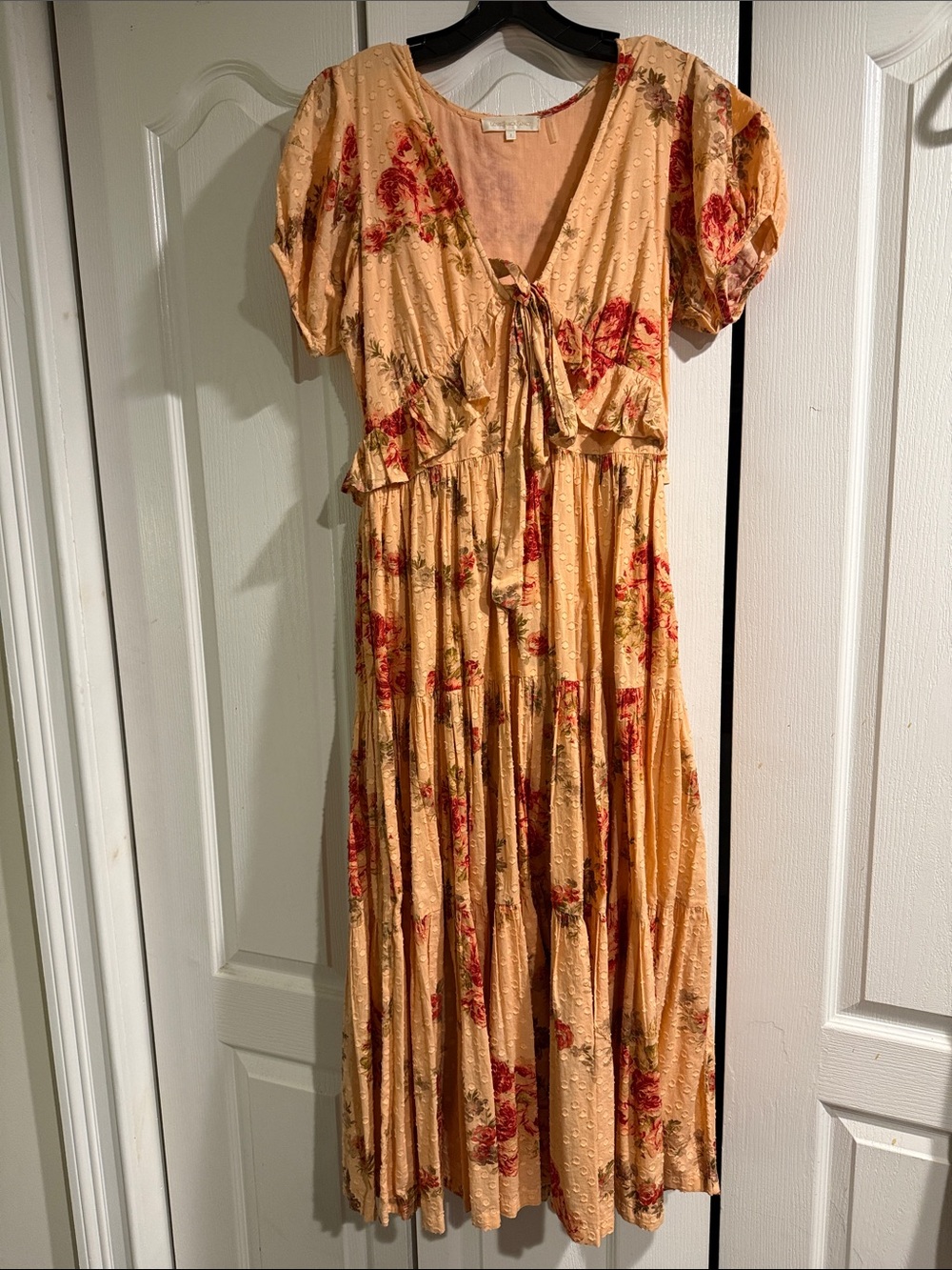 LoveShackFancy Floral Midi Dress